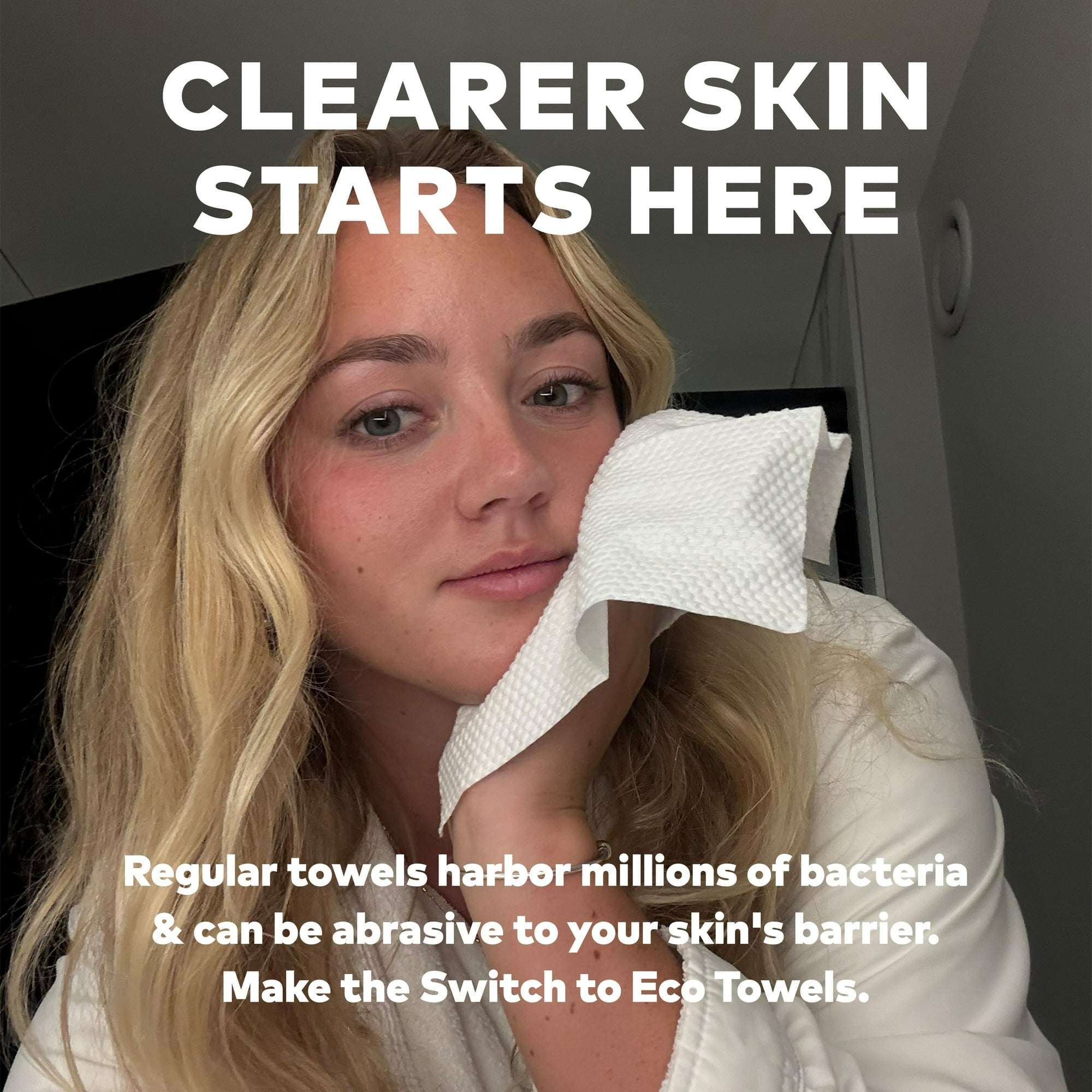 The Original MakeUp Eraser Cloud Clean Eco Towels XL - 30 Count Dermatologist Tested Wipes