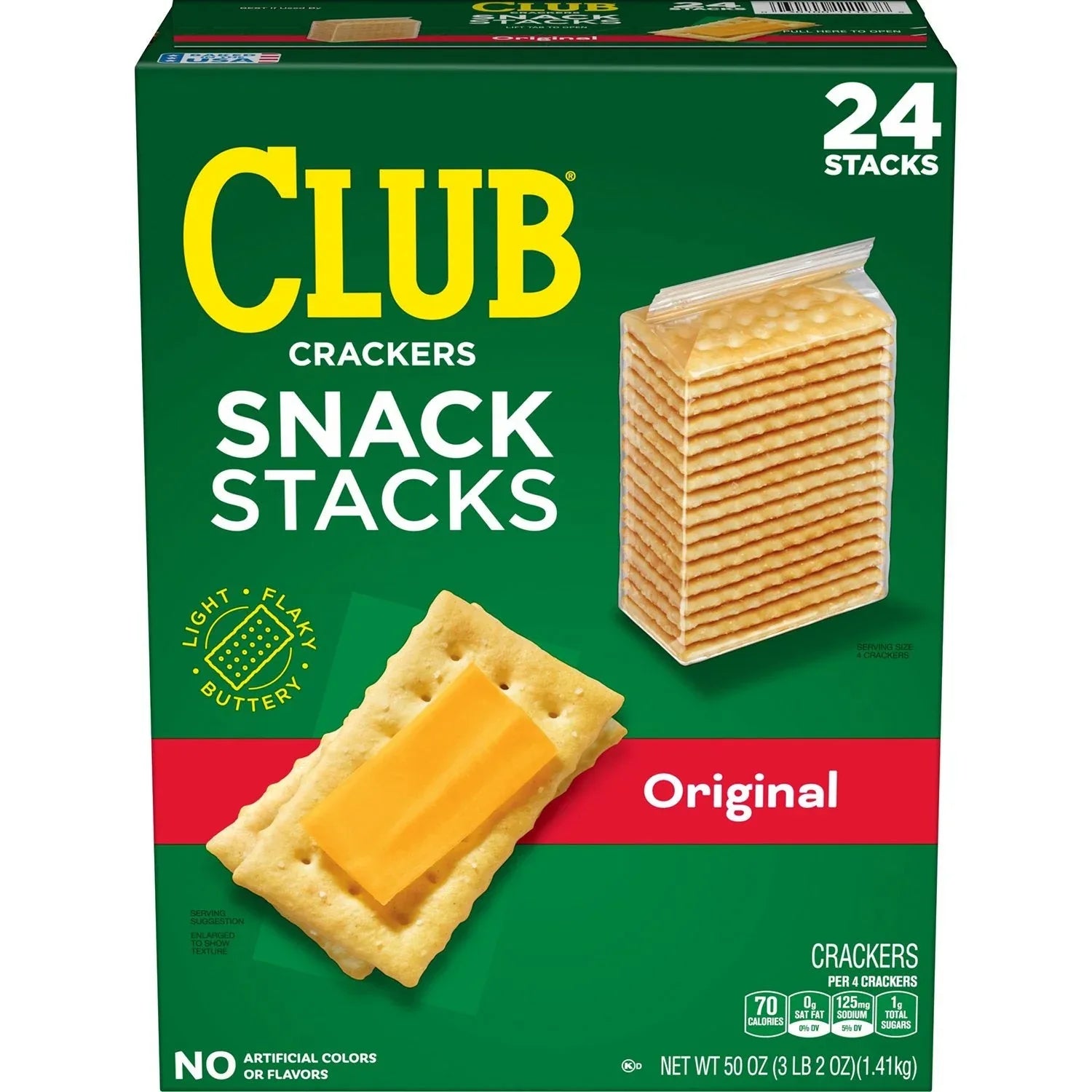 Club Crackers, Snack Stacks, 2.08 oz., 24 pk. - USA MEGA SHOP