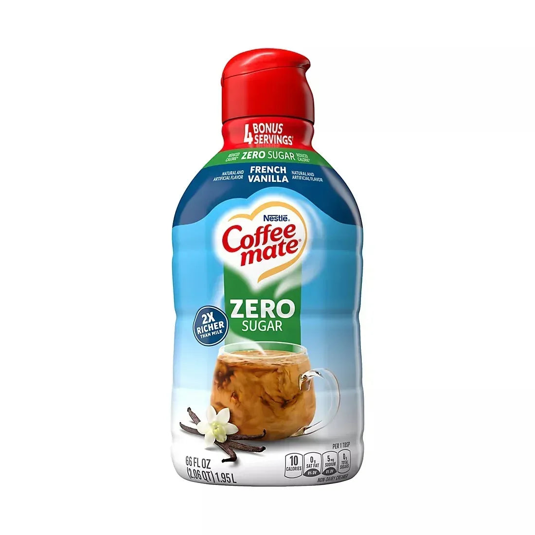 Coffee-Mate Sugar Free French Vanilla, 66 fl. oz.