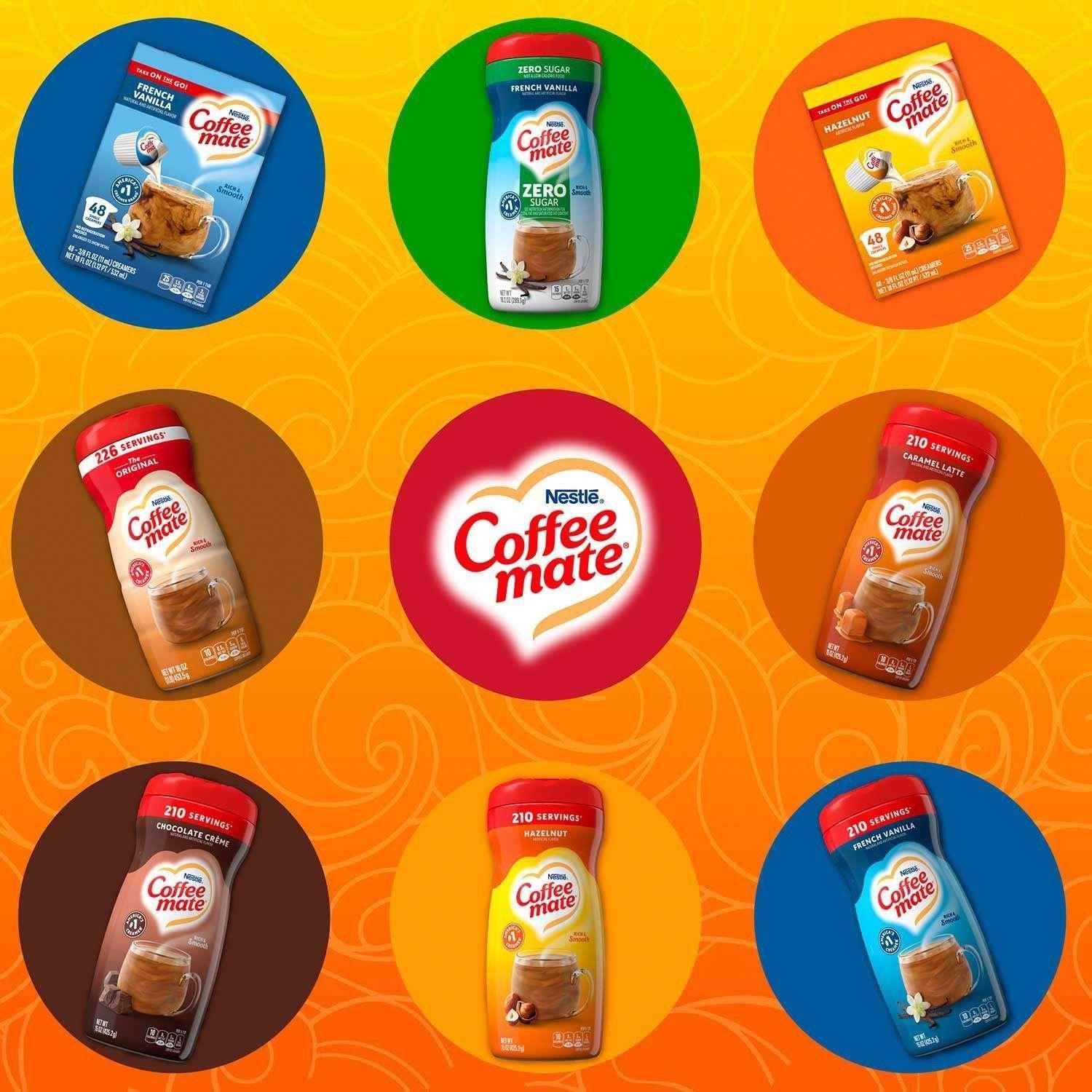 Coffee-mate Creamer, Hazelnut, 180 ct.