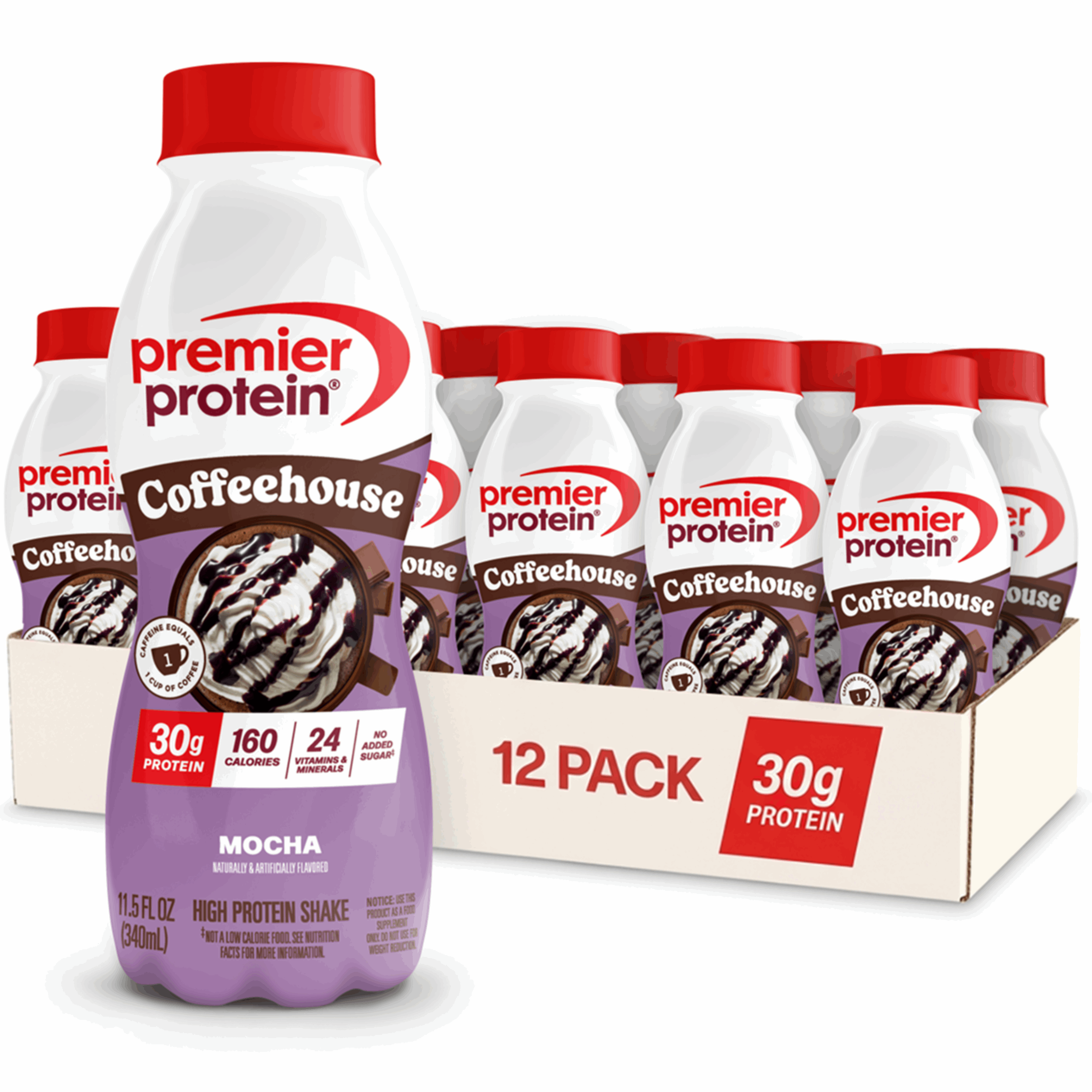 Premier Protein Shake, Coffeehouse Caramel Machiatto, 30g Protein, 11 Fl Oz, 4 Ct