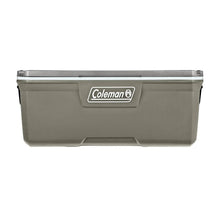 Coleman hard chest cooler, Silver Ash gray with lid latch and side handles