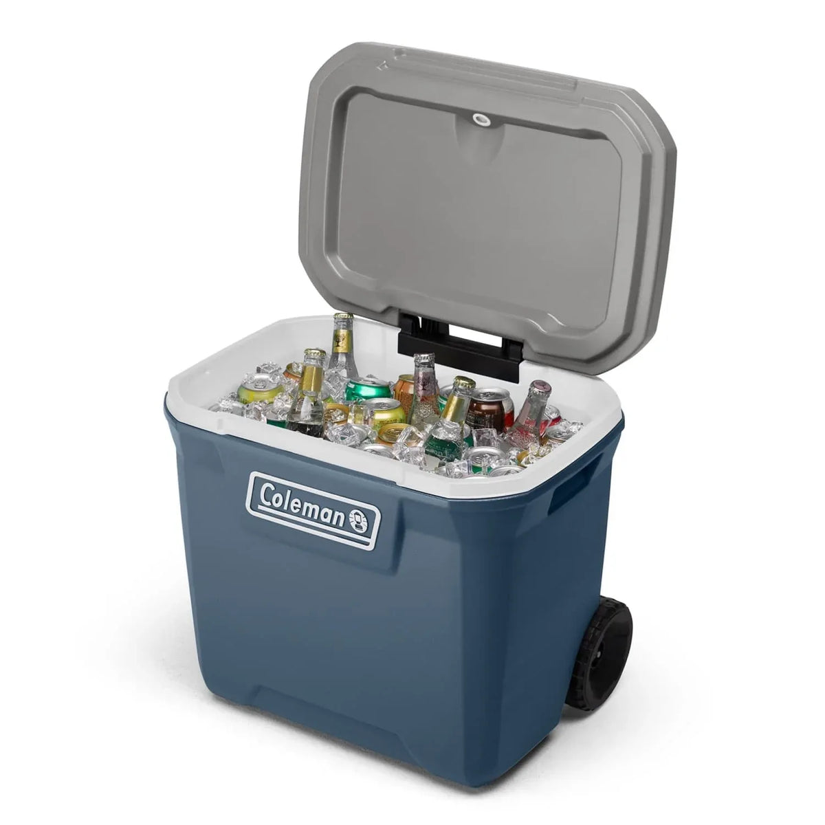 Coleman 316 Series 60QT Hard Chest Wheeled Cooler, Lakeside Blue - USA MEGA SHOP
