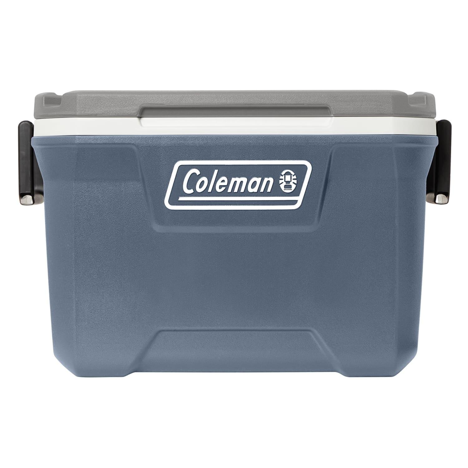 Coleman 52 qt Hard Sized Cooler / Ice Chest, 316 Series, Lakeside Blue - USA MEGA SHOP
