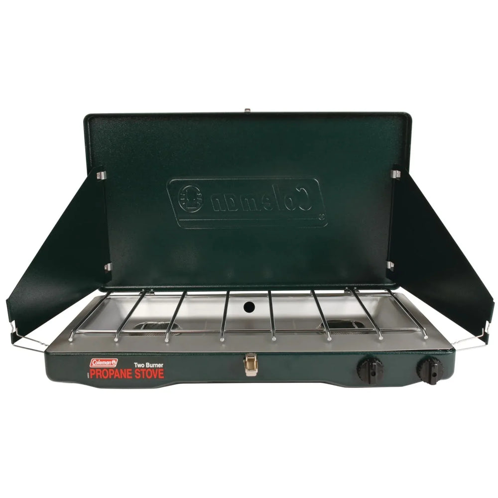Coleman Matchlight 10,000 BTU 2-Burner Propane Stove, Black - USA MEGA SHOP