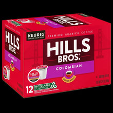Hills Bros. Colombian medium roast K-Cup pods box, 12-pack carton