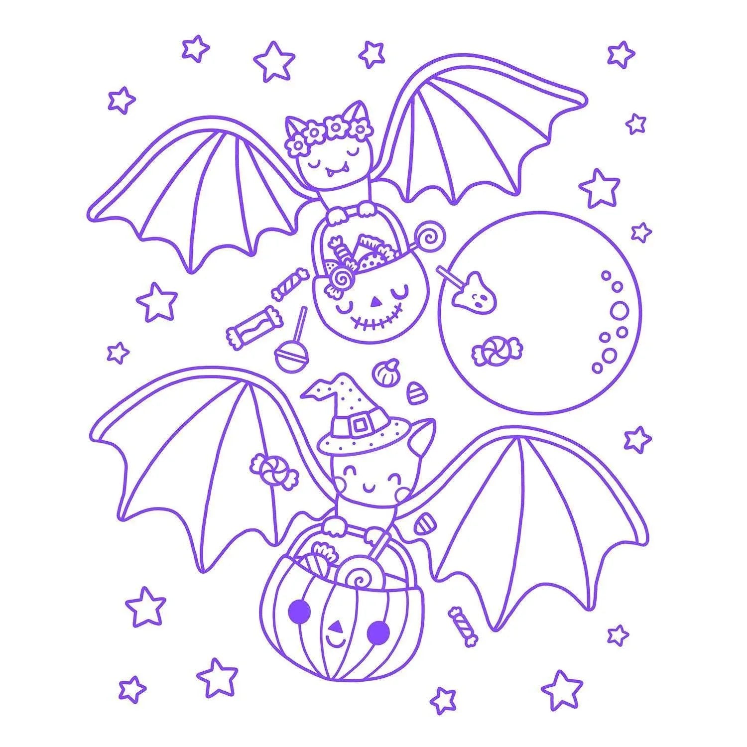 ColorWorld: Spooky Sweet Halloween, Mixed Media - USA MEGA SHOP
