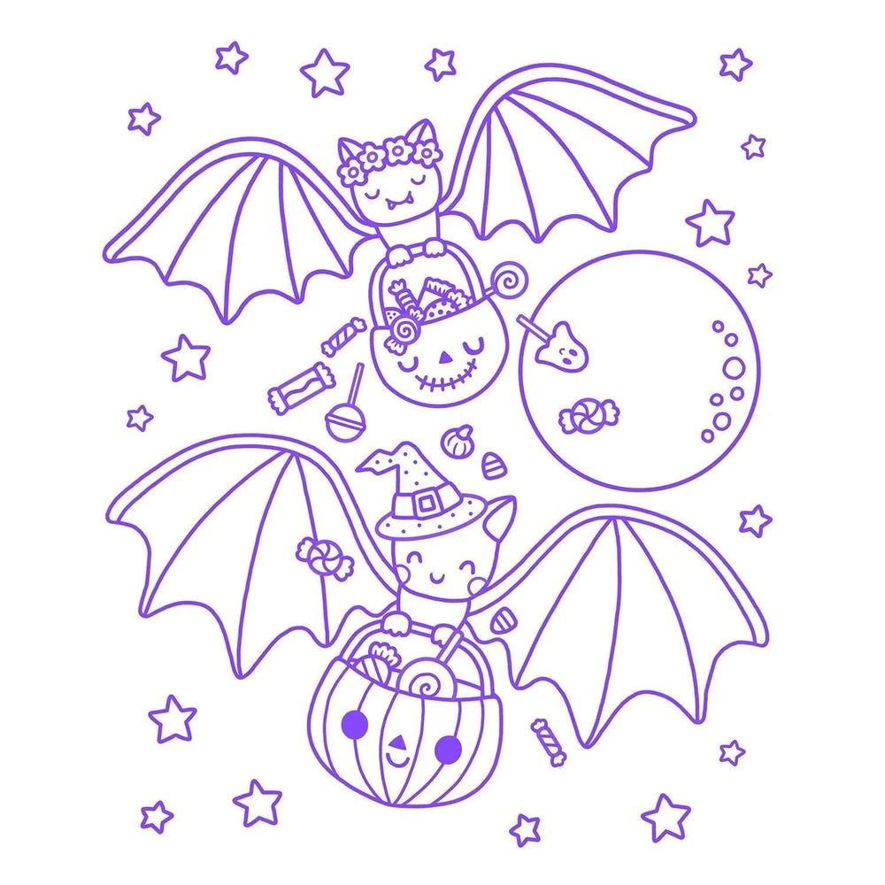 ColorWorld: Spooky Sweet Halloween, Mixed Media - USA MEGA SHOP