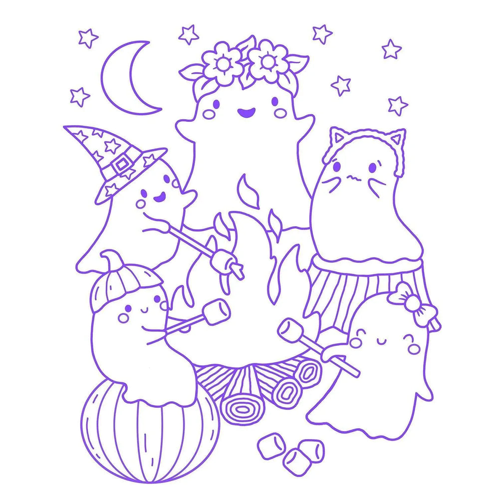 ColorWorld: Spooky Sweet Halloween, Mixed Media - USA MEGA SHOP