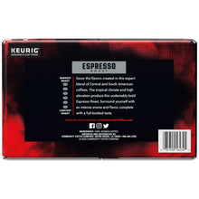 Dark & Bold Espresso roast coffee pod box side panel