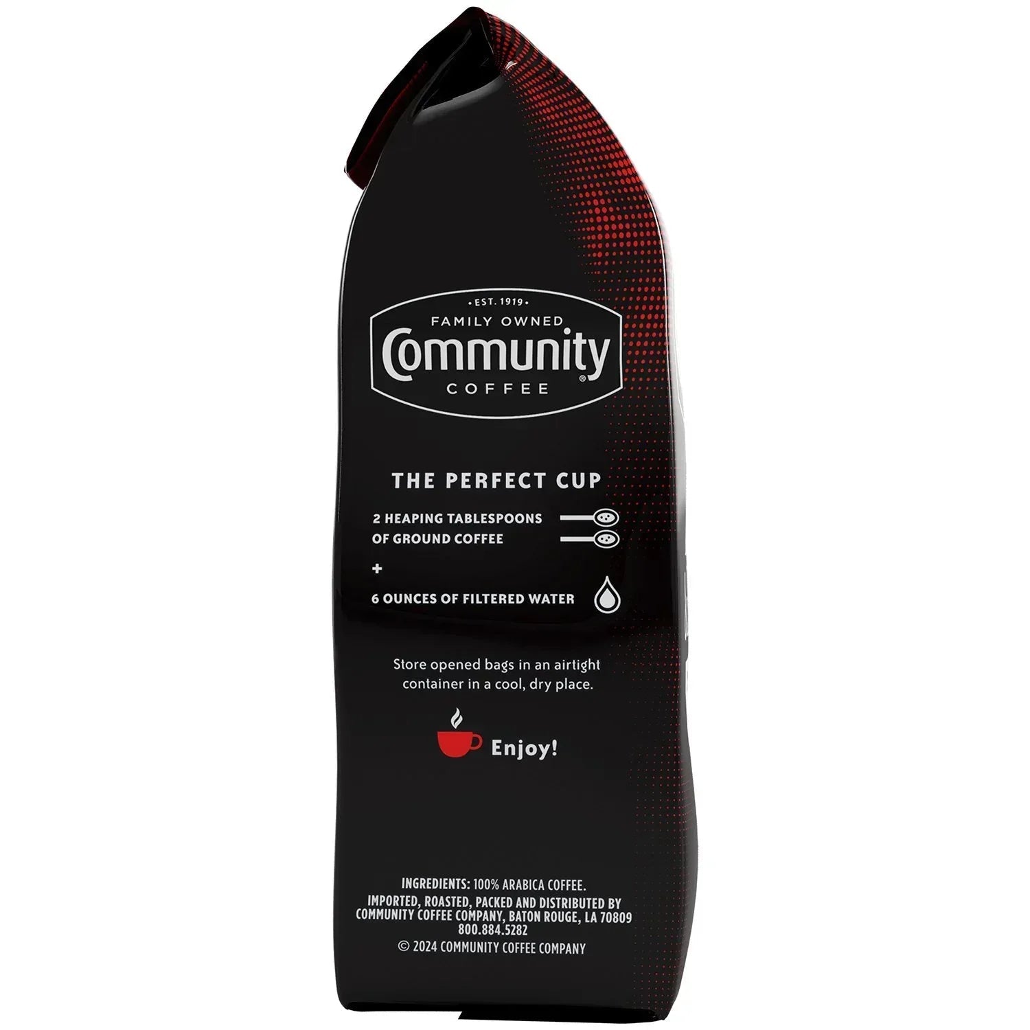 Community Coffee Dark & Bold Espresso Roast Ground Coffee, 40 oz.