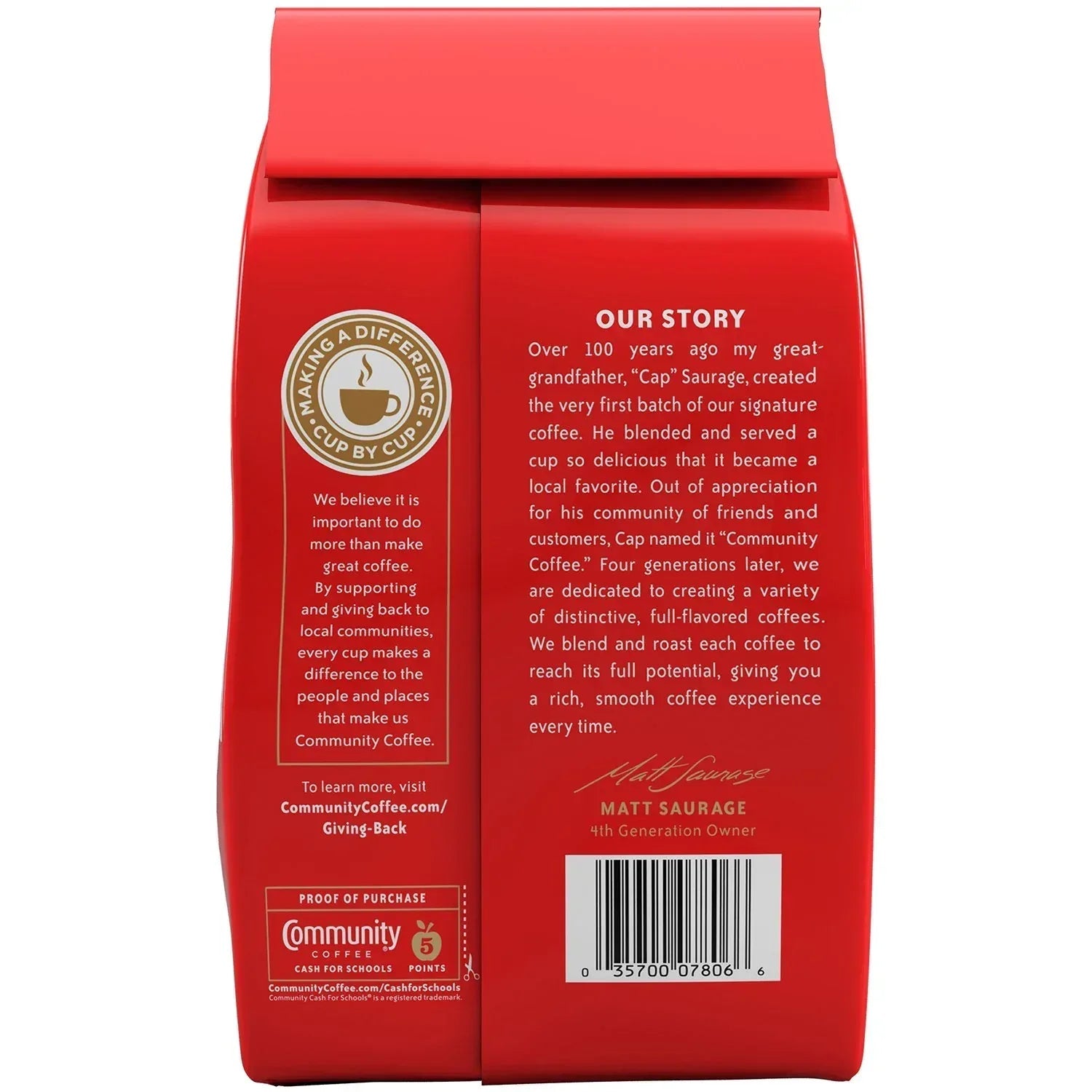 Community Coffee Ground Coffee & Chicory, 40 oz.