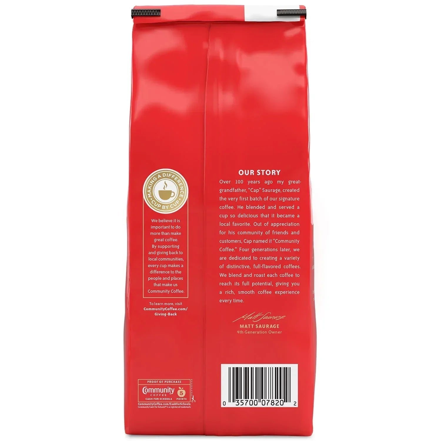 Community Coffee Medium Roast Ground Coffee, Breakfast Blend, 40 oz.