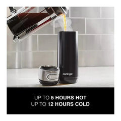 Contigo Luxe 14 oz. Travel Mug, 2 pk. - Dark Plum and Stainless Steel