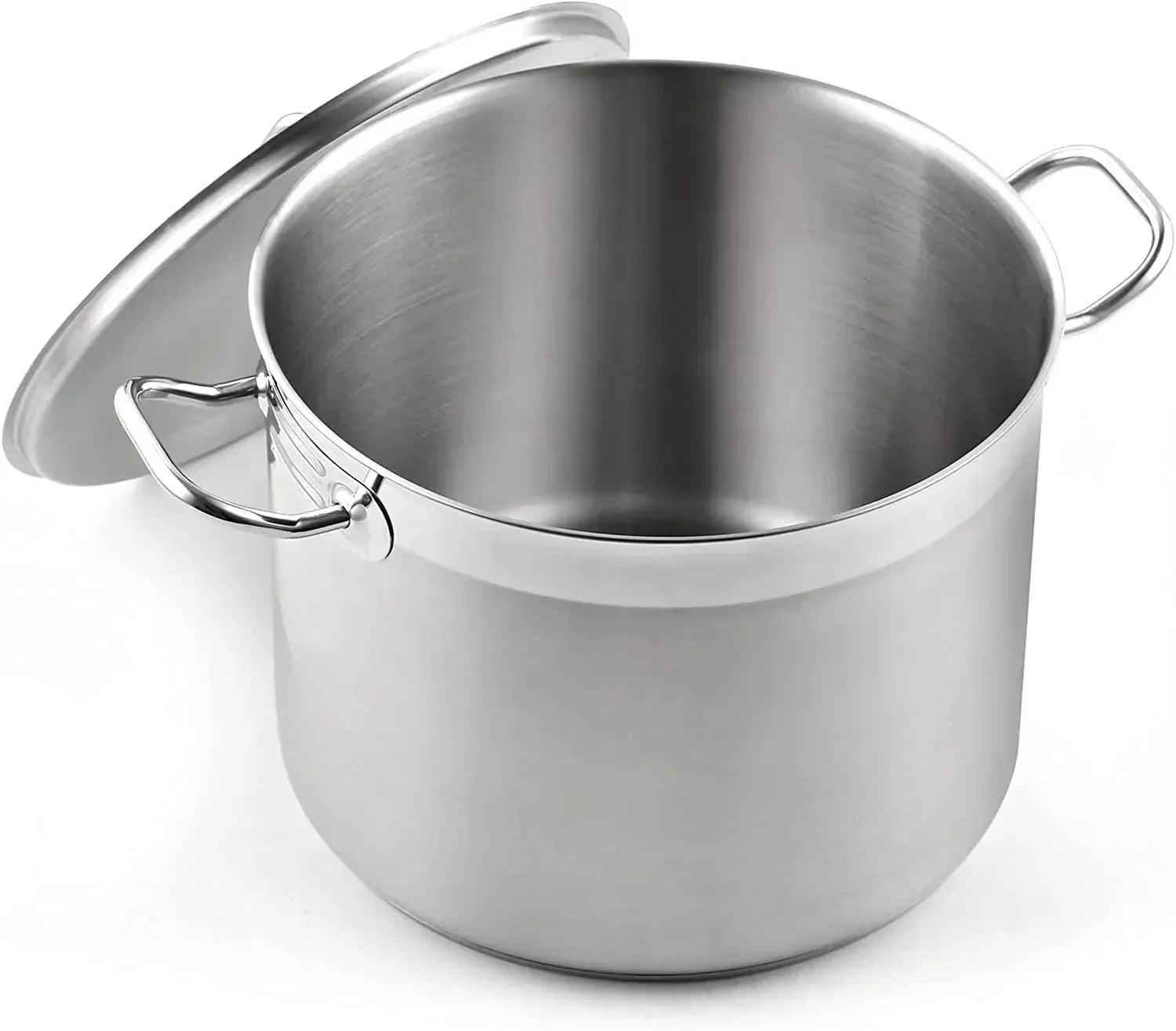 Cooks Standard Stainless Steel Dutch Oven Casserole Pot with Lid, 6-Quart Professional 18/10 Stainless Steel Stock Pot, Casuelas de Acero Inoxidables