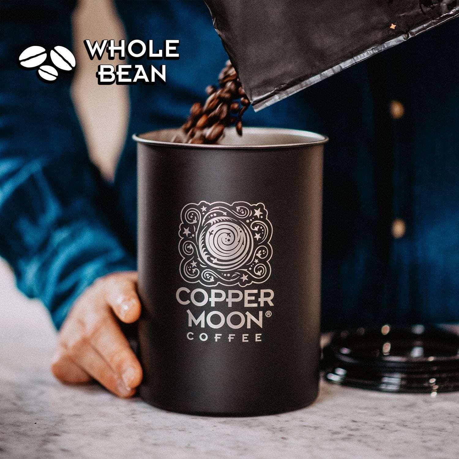 Copper Moon Coffee Light Roast Whole Bean Coffee, Ethiopian Blend, 32 oz.