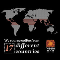 Copper Moon Coffee Light Roast Whole Bean Coffee, Ethiopian Blend, 32 oz.
