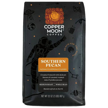 Whole bean coffee bag, Southern Pecan, medium roast, Copper Moon Coffee, 32 oz