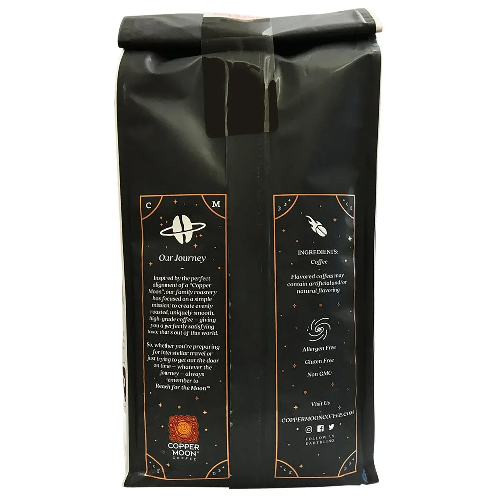 Copper Moon Coffee Medium Roast Ground Coffee, Hawaiian Hazelnut, 40 oz. - USA MEGA SHOP