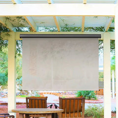Sol Armor 7' x 8' Cordless Outdoor Sun Shade with Valance