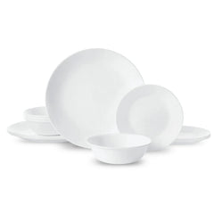 Corelle Winter Frost White 12-Piece Glass Dinnerware Set (Service for 4)