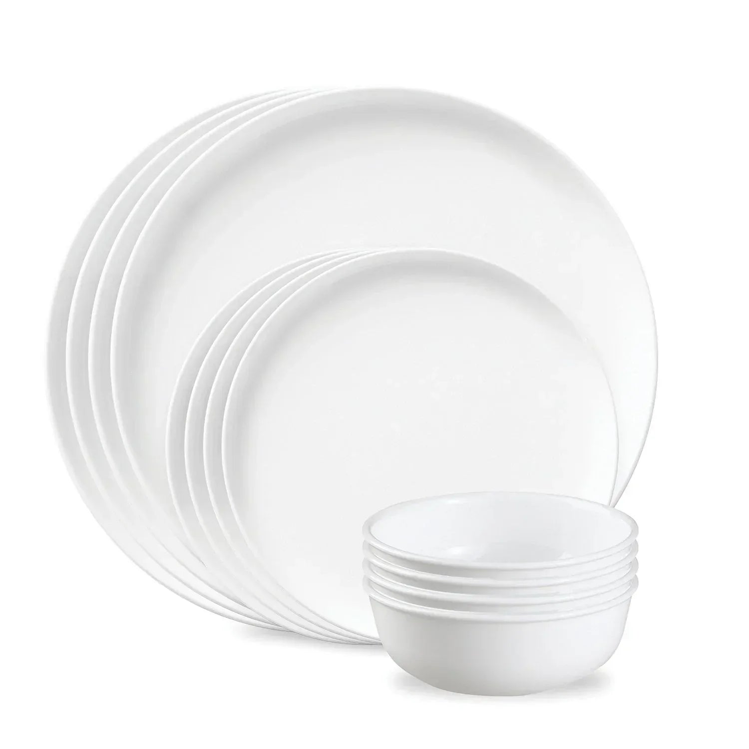 Corelle 12-Piece Modern Round Dinnerware Set - USA MEGA SHOP