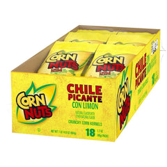 Corn Nuts Chile Picante con Limon Crunchy Corn Kernels, 1.7 oz., 18 pk.