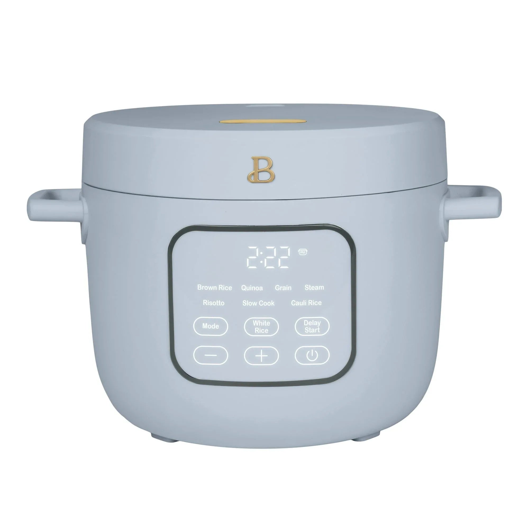 Beautiful 14-Cup Cooked, 6-Cups Uncooked Electric Rice and Grain Cooker, EverGood™ Ceramic Nonstick Coating, by Drew Barrymore
