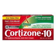 Cortizone-10 1% hydrocortisone anti-itch cream box, 2 oz value size