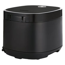 Black Cosori rice cooker with closed lid and side steam vent