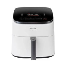 COSORI TurboBlaze smart air fryer with black top control panel and front display