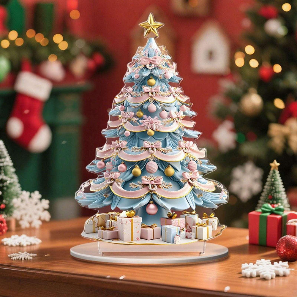 Costeam Christmas Tree Christmas Acrylic Ornaments Home Decorations Festive Xmas Hanging Decor for Indoor Home Holiday Party Family Gatherings Cute Lightweight Acrylic Ornaments - USA MEGA SHOP