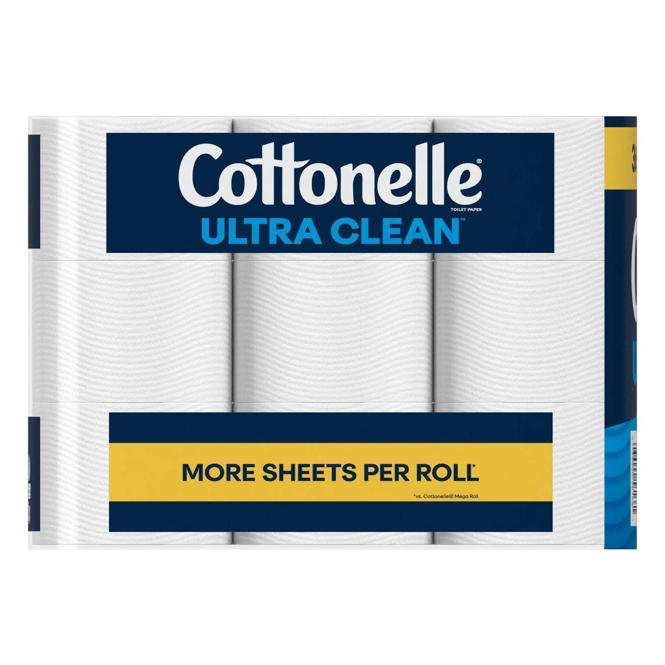 Cottonelle Ultra Clean Bath Tissue, 1-Ply, 313 Sheets, 36 Rolls - USA MEGA SHOP