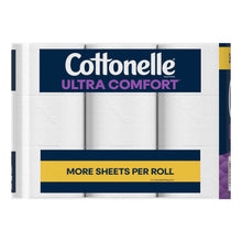 Bath tissue rolls multipack with blue label and three visible tissue rolls