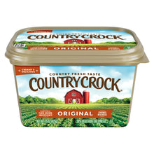 Country Crock Original buttery spread tub, 15 oz refrigerated, green Original label.