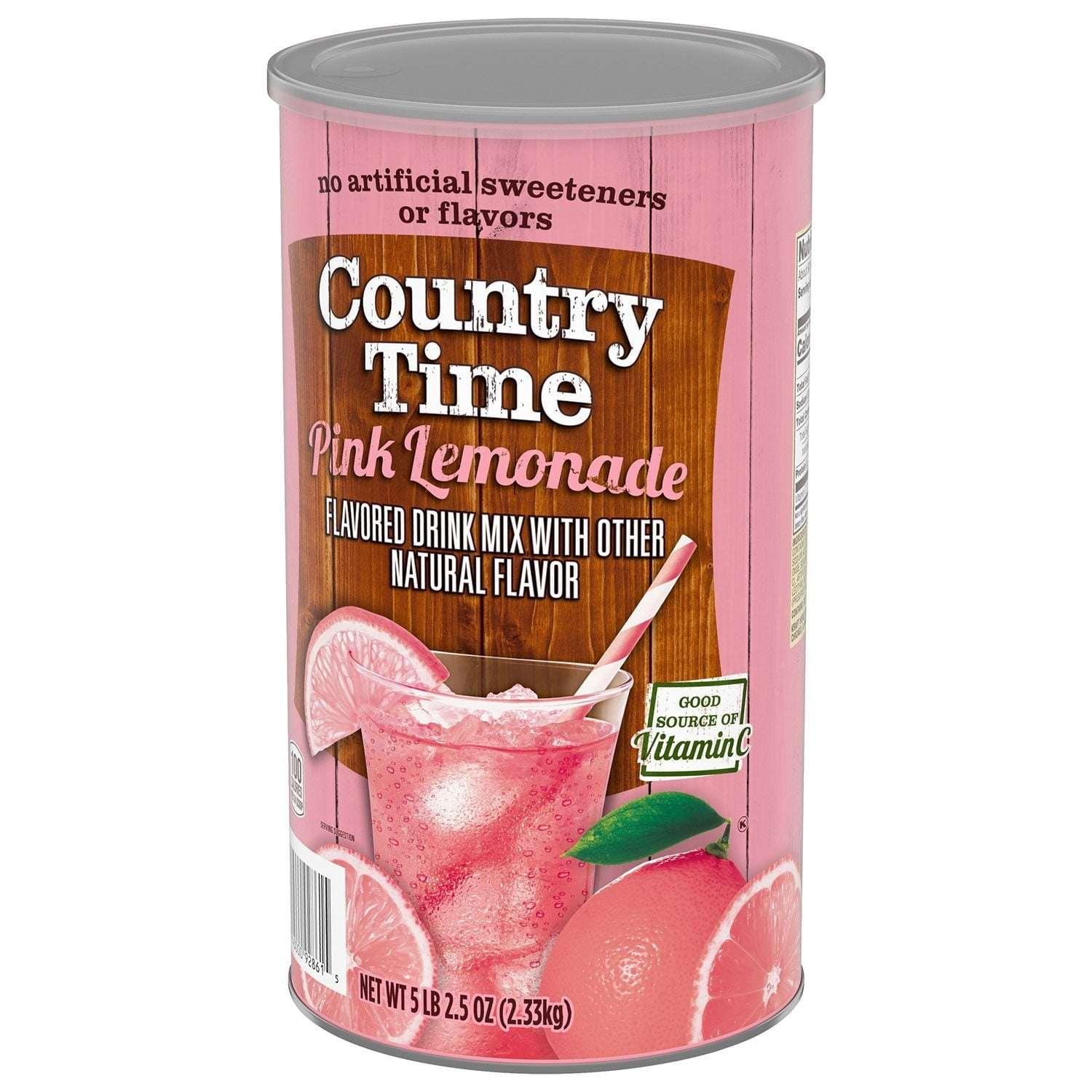 Country Time Pink Lemonade Naturally Flavored Powdered Drink Mix, 5.16 lbs.