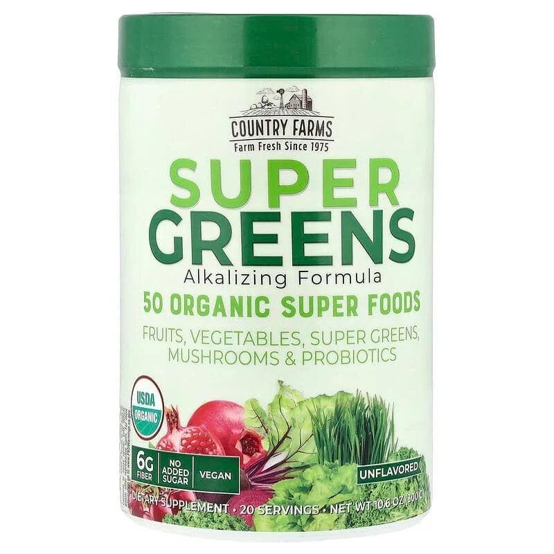 Country Farms, Super Greens, Alkalizing Formula