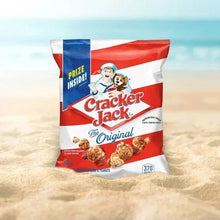 Original snack bag with red, blue, and white stripes and logo