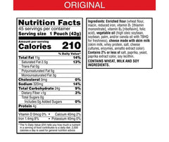 Cheez-It Crackers Baked Snacks, Original, 1.5 oz (45-pk)