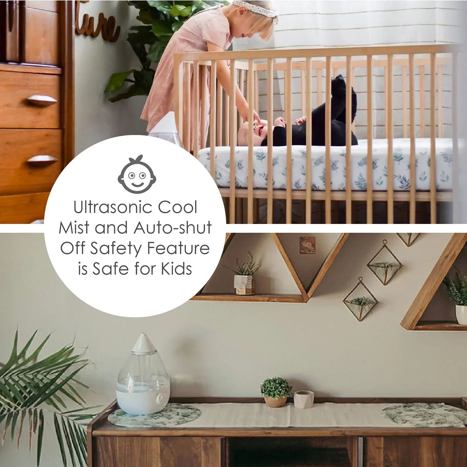Crane Drop Ultrasonic Cool Mist Humidifier