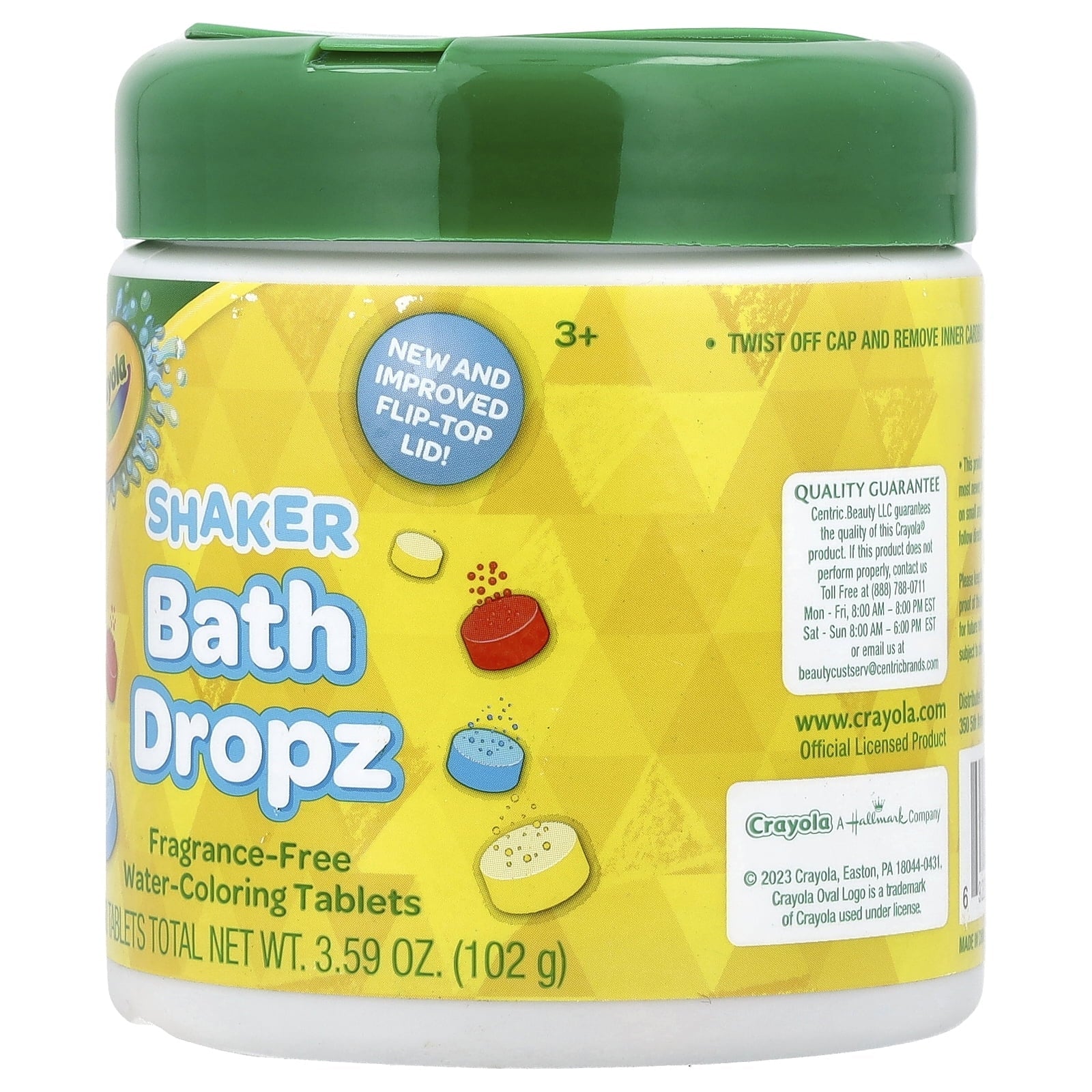 (2 pack) Crayola Bath Dropz Color, 60 Tablets, 3.59 OZ