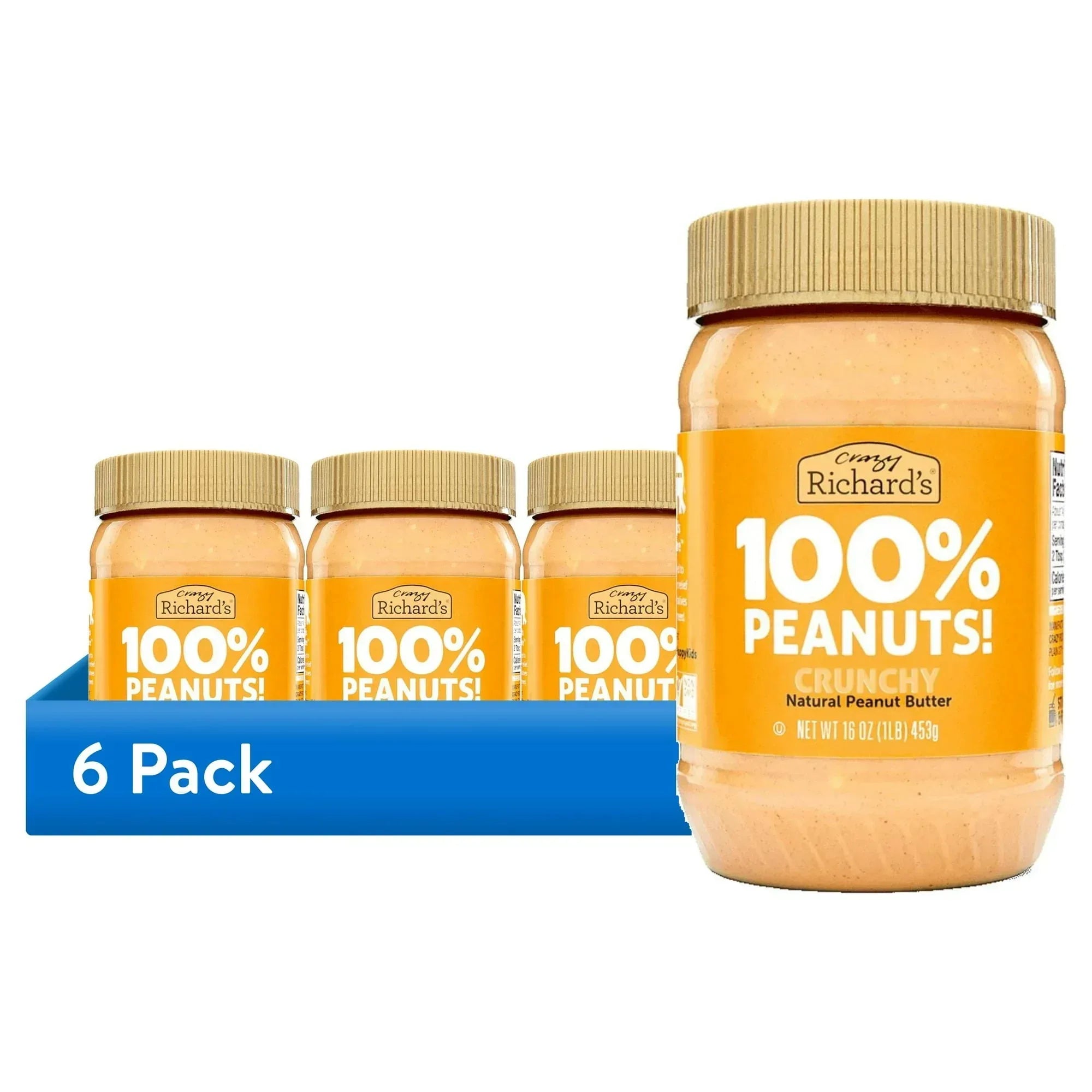 Crazy Richard's Cruncy Peanut Butter 16oz