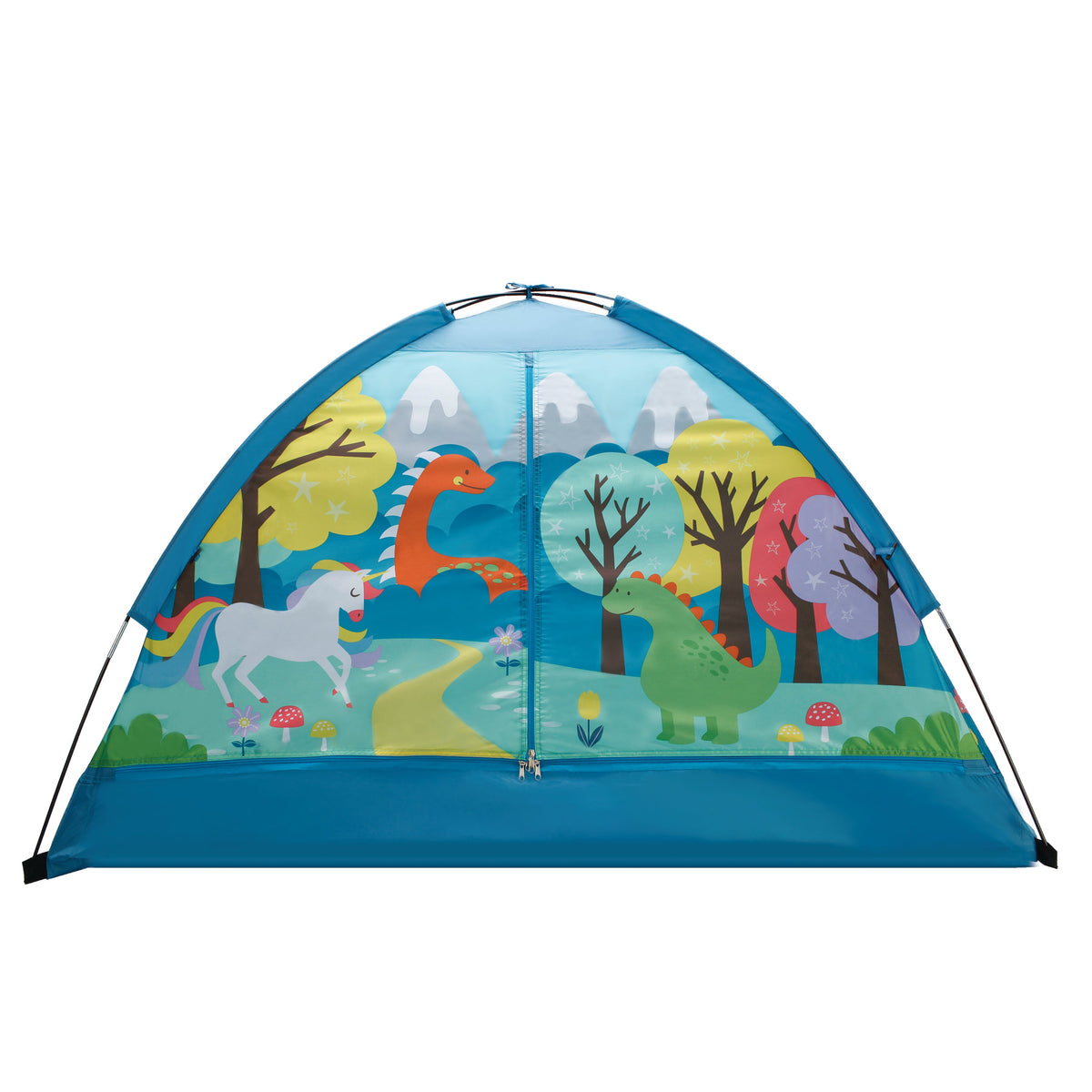 Crckt Kids Polyester Indoor Camping Play Tent with Majestic Design Print, 60"L x 36"W x 36"H