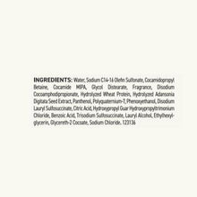 Cremo 2-in-1 shampoo and conditioner ingredient list text