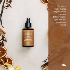 Cremo Beard Conditioning Mist, Bourbon Vanilla Scent, 6 fl oz