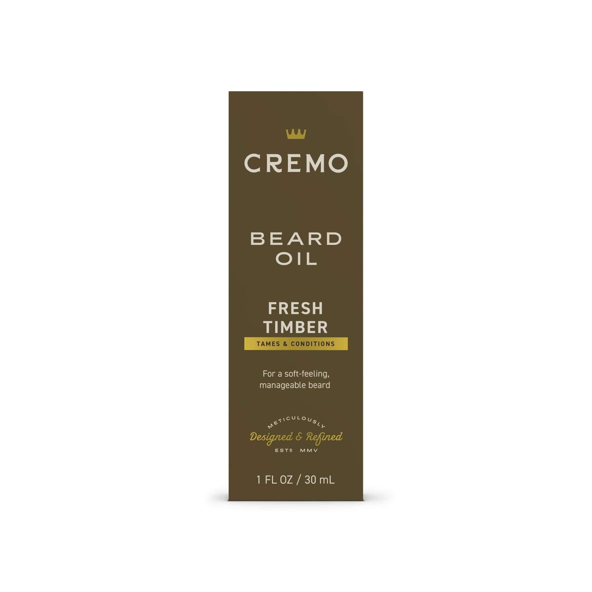 Cremo Beard Oil, Fresh Timber Scent, 1 fl oz