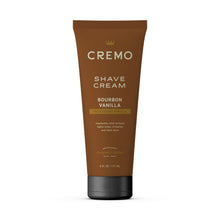 Cremo shave cream tube, Bourbon Vanilla scent, brown tube with black cap