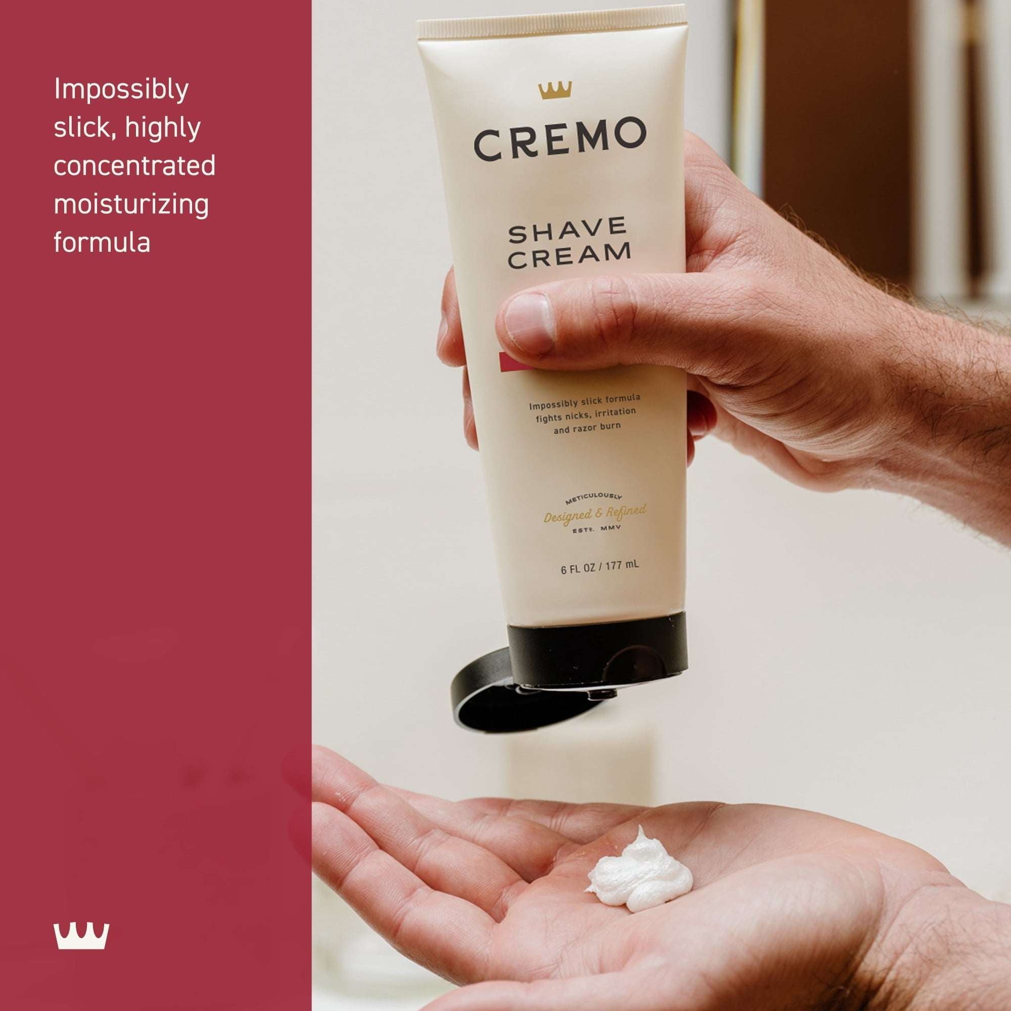 Cremo Original Moisturizing Shaving Cream for Men, 6 Fl Oz