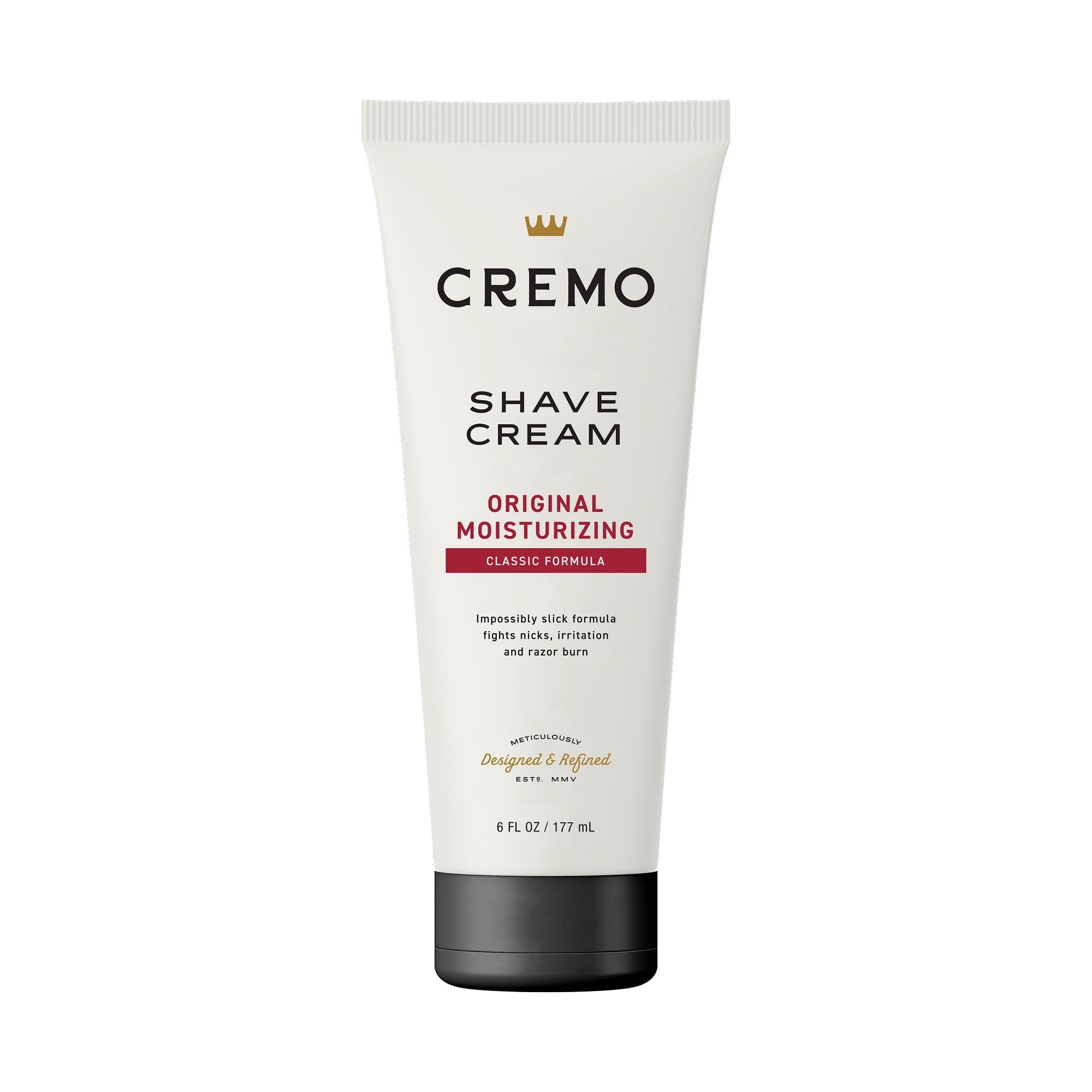 (2 pack) Cremo Sensitive Skin Concentrated Shave Cream, Unscented, 6 fl oz
