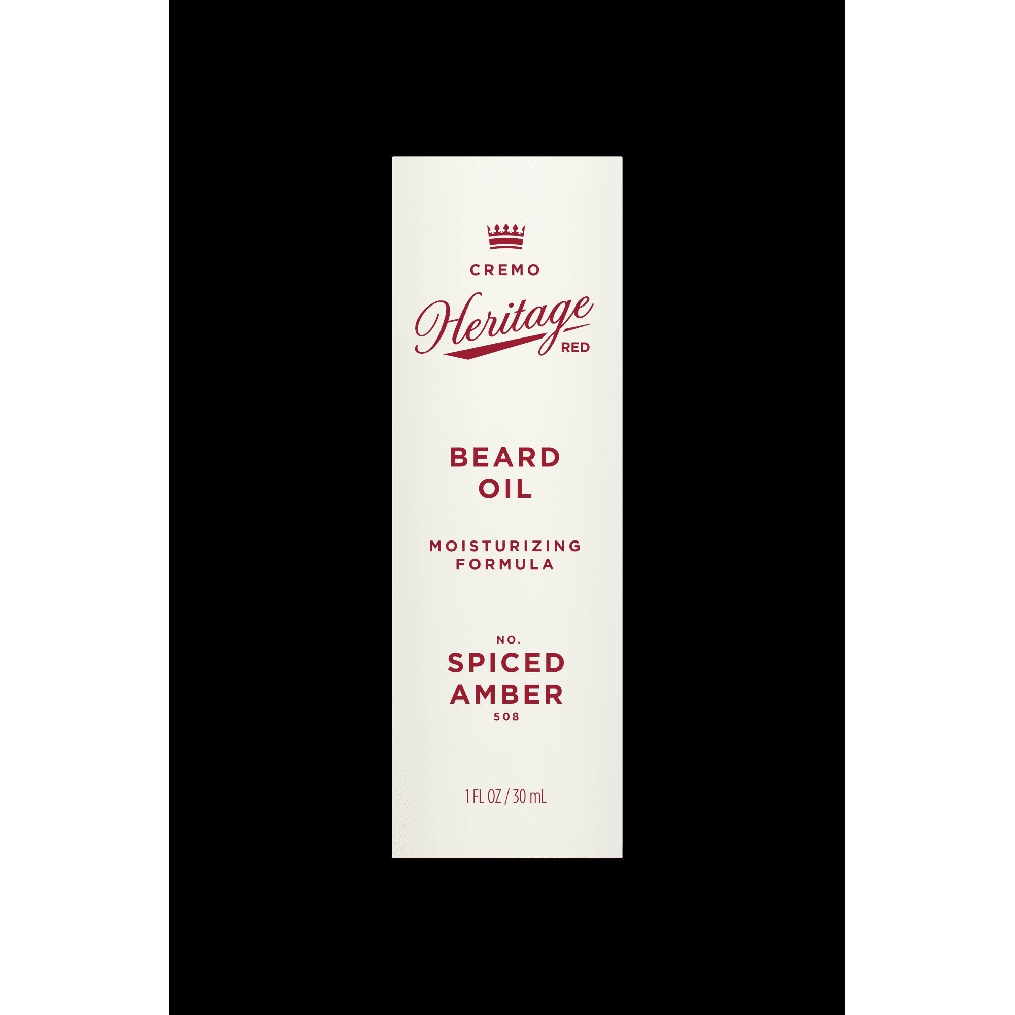 Cremo Revitalizing Beard Oil, Heritage Red Spiced Amber Scent, 1 oz
